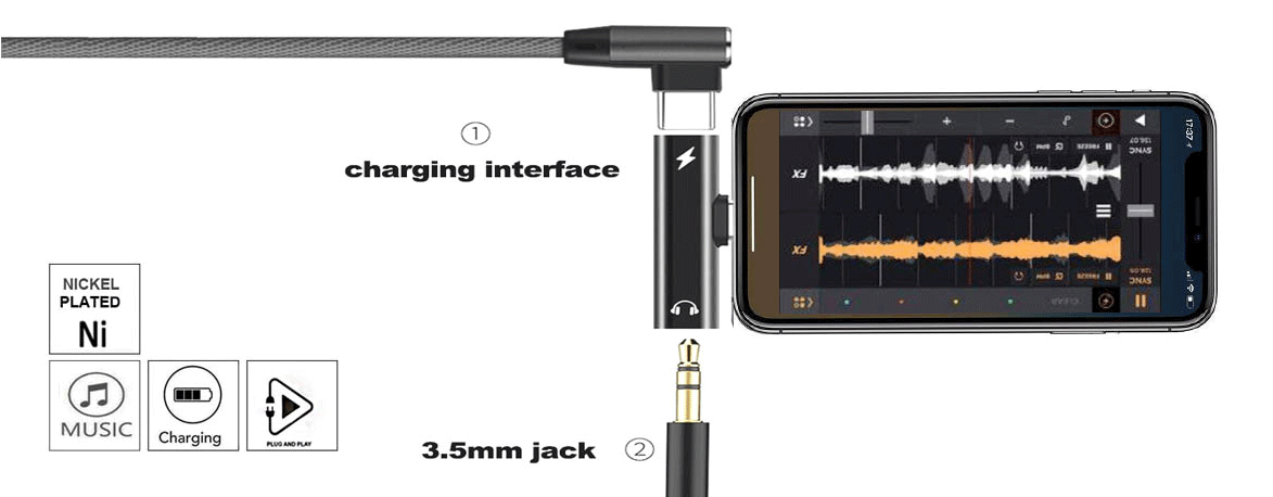 Sunline 005 İPhone Lightning Kulaklık Jakı Adaptörü